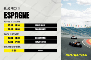 Photo Le programme du Grand Prix d'Espagne F1 2026 : dates, horaires et infos