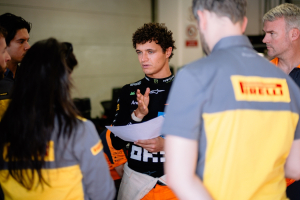 Photo GP d'Espagne de F1 - La réaction de Lando Norris après les qualifications : L'un des meilleurs tours de ma carrière
