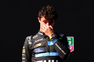 Photo Norris sort frustré du Grand Prix d’Espagne