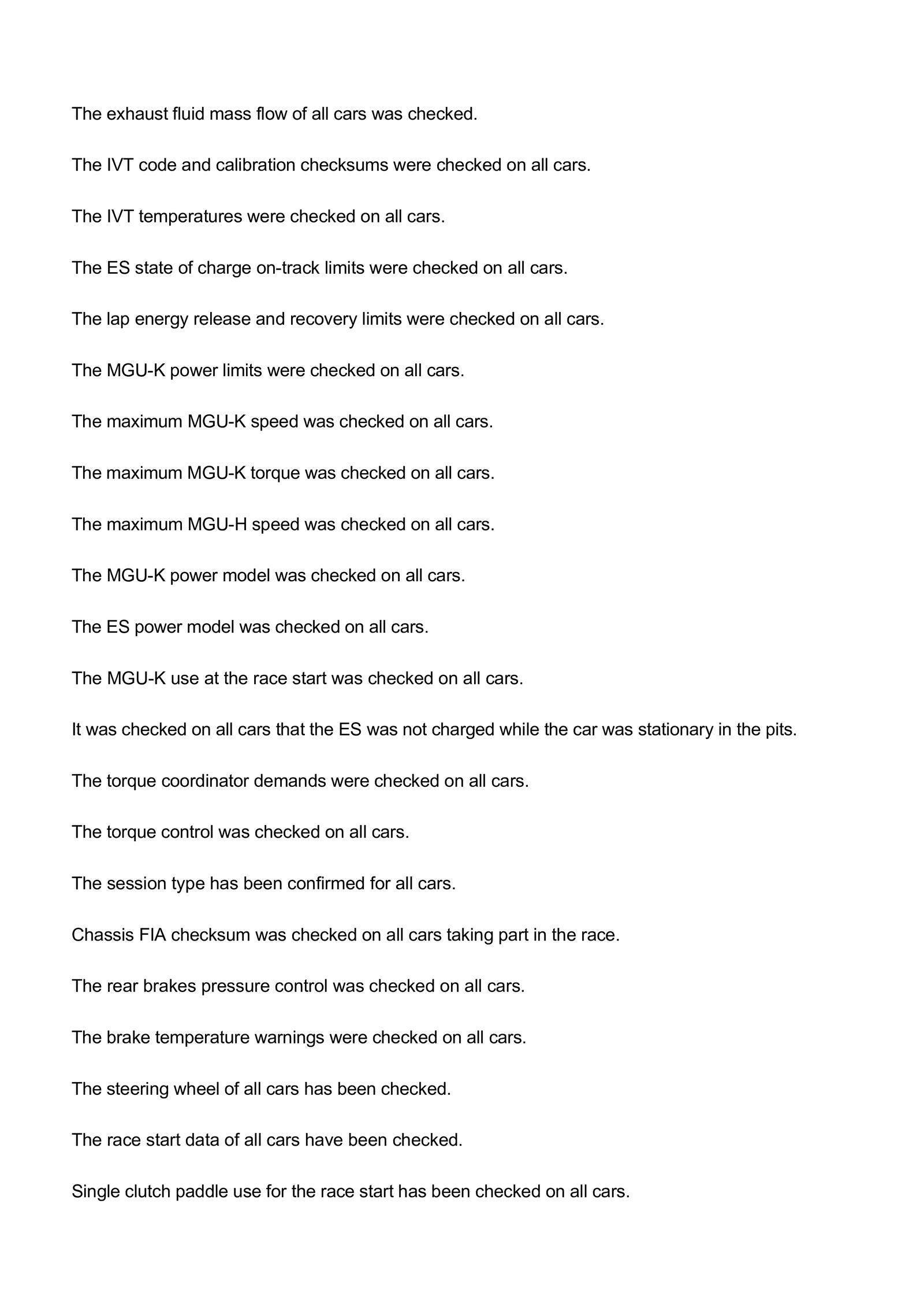 Communiqués FIA