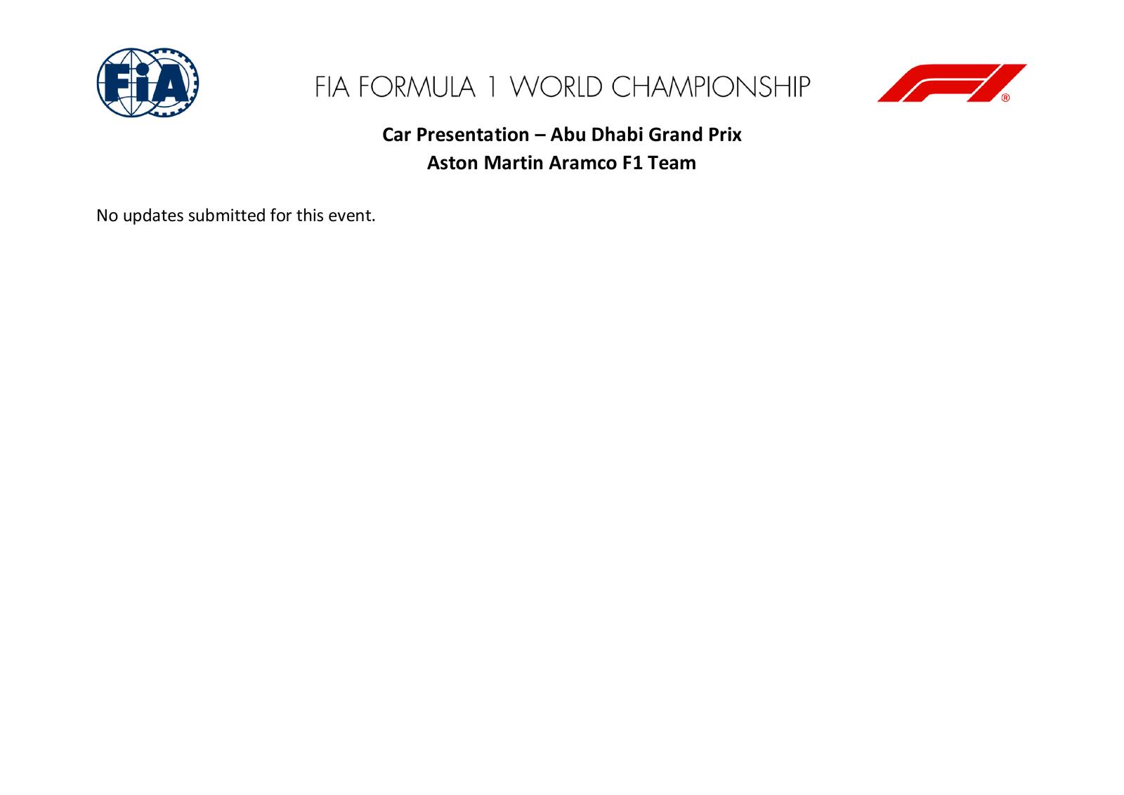 Communiqués FIA