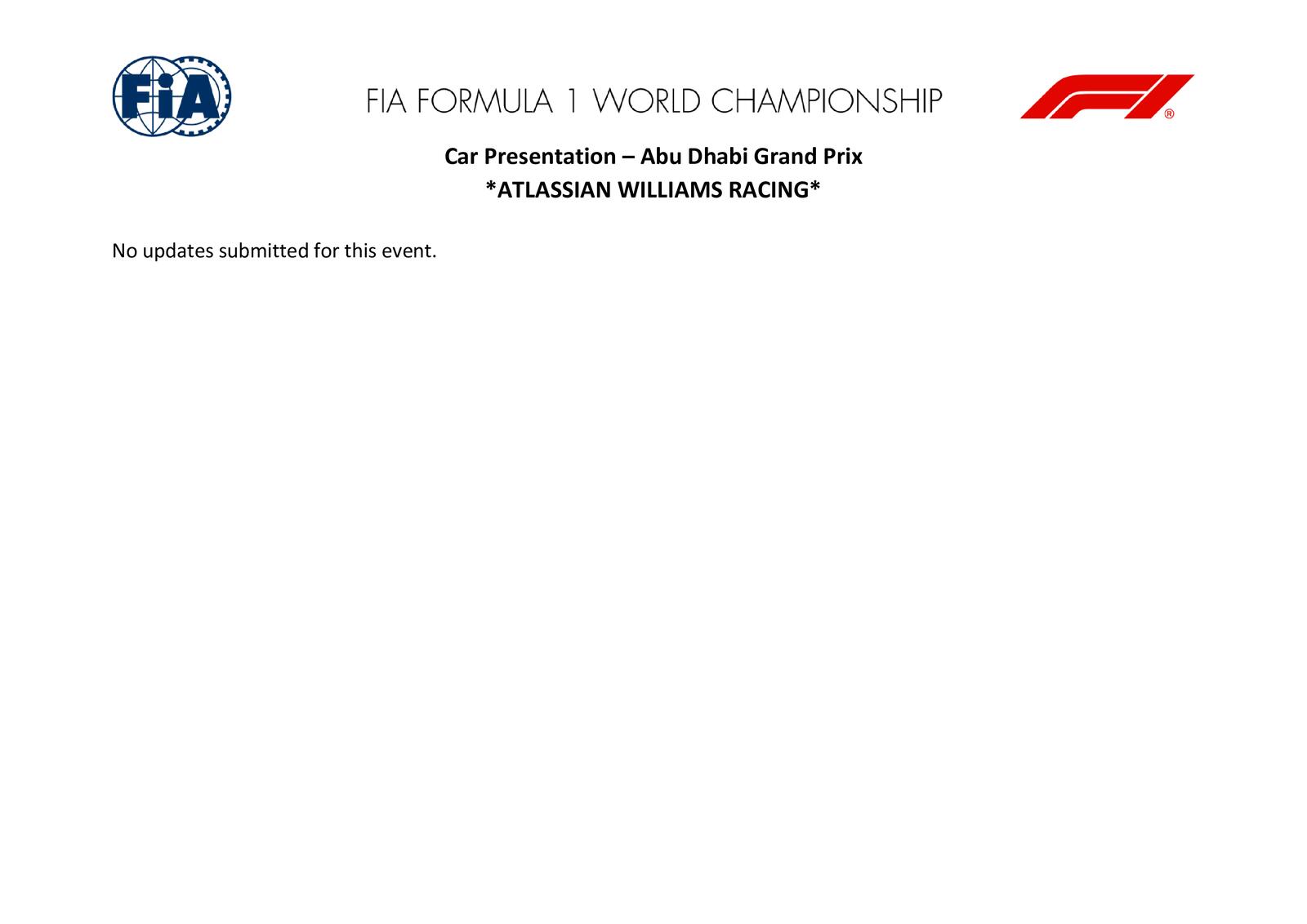Communiqués FIA