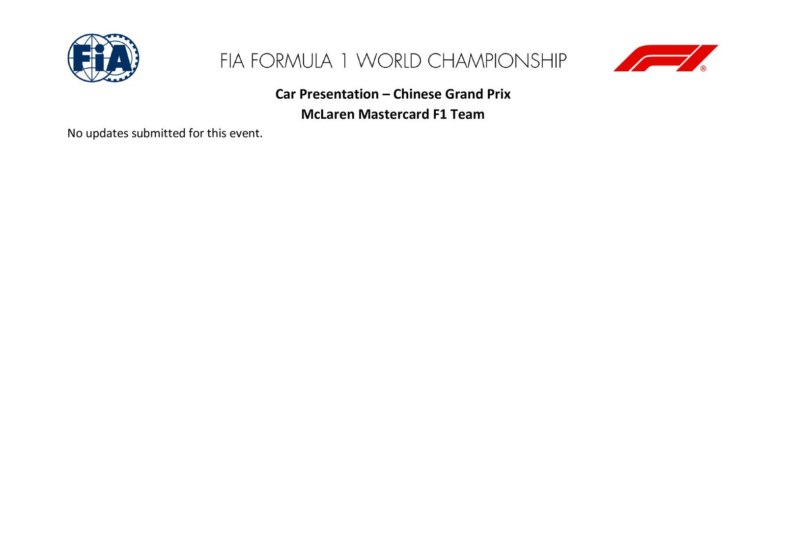 Communiqués FIA