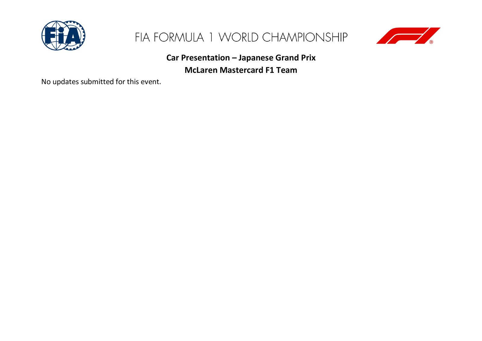 Communiqués FIA