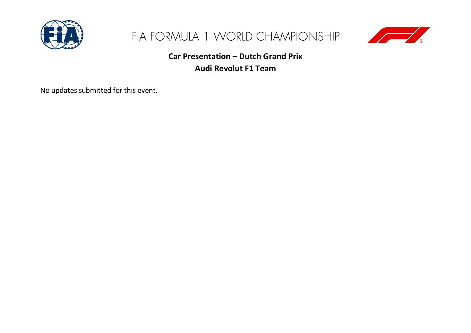 Communiqués FIA